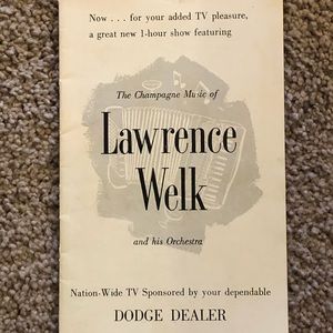 Lawrence Welk Booklet Vintage